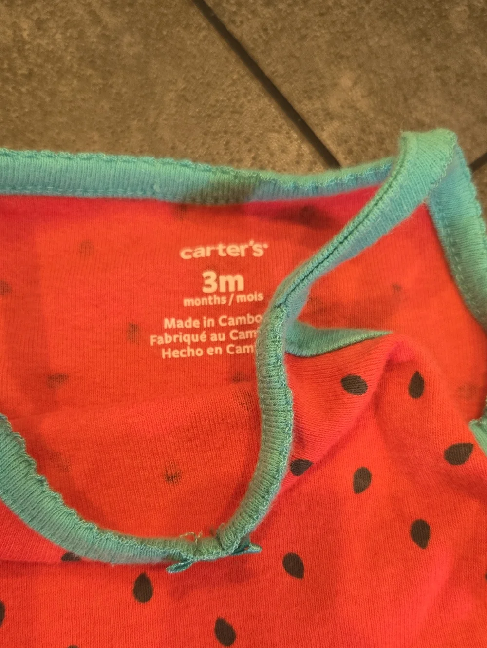 Carters 3 Month Like New 3 Summer Outfits